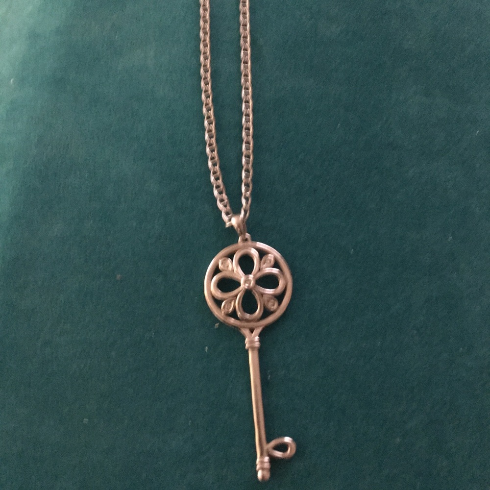 Silver Key Necklace